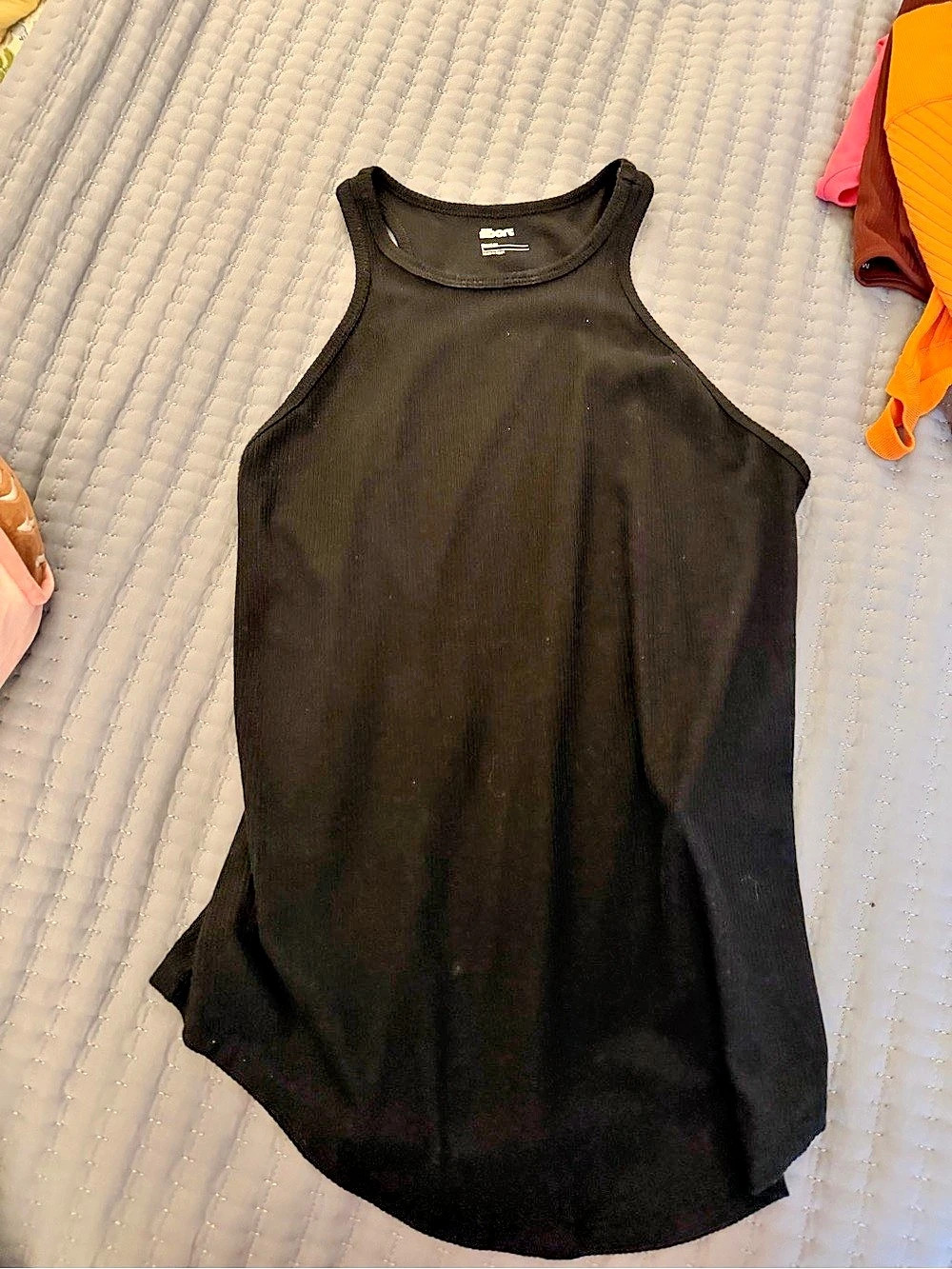 Old navy Ribbed Tank Top in Black Size Small Like New
